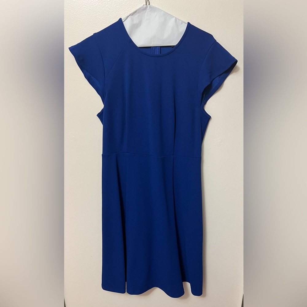 Women’s dress, blue, size L.